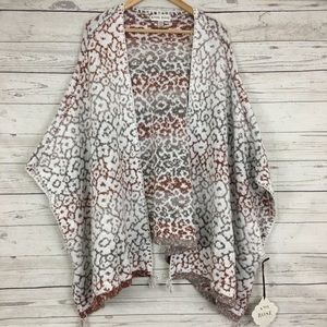 knox rose leopard cardigan